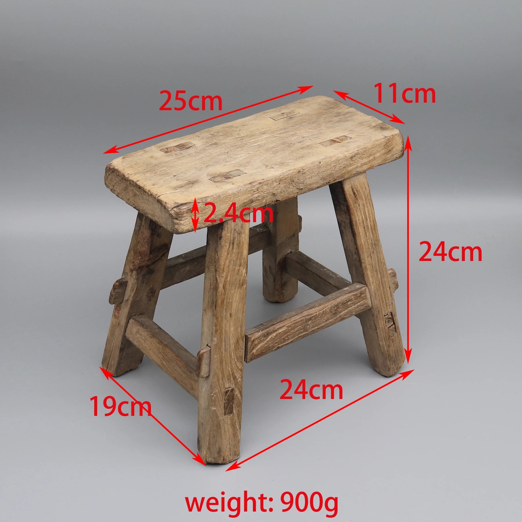Rustic Wooden Stool for Home Decor – view 7, modern home furniture